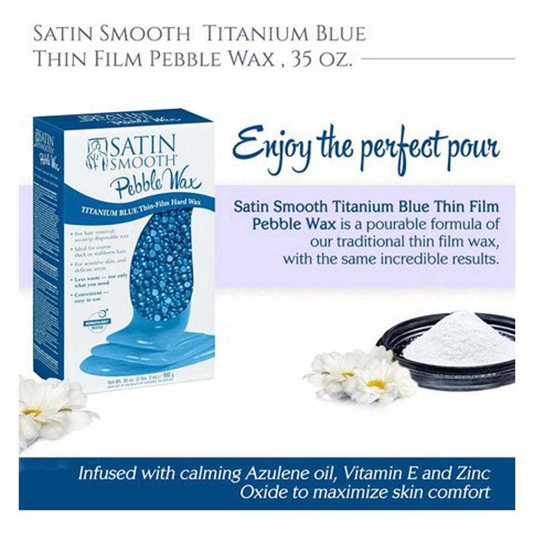 SATIN SMOOTH | PEBBLE WAX - Titanium Blue