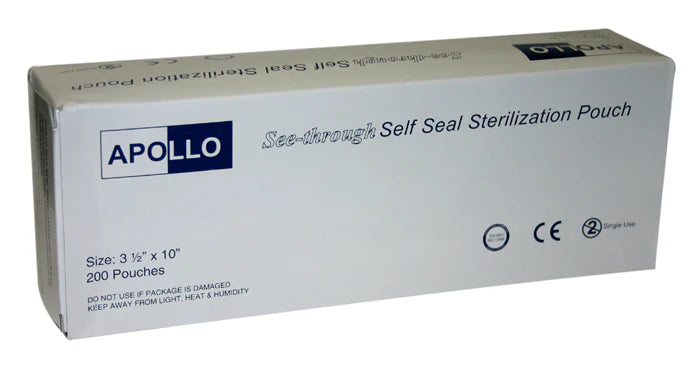 STERILIZATION POUCH (200 PCS/BOX) - LARGE