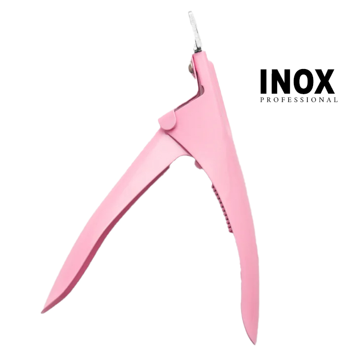 INOX - ACRYLIC NAIL TIP CUTTER - PINK
