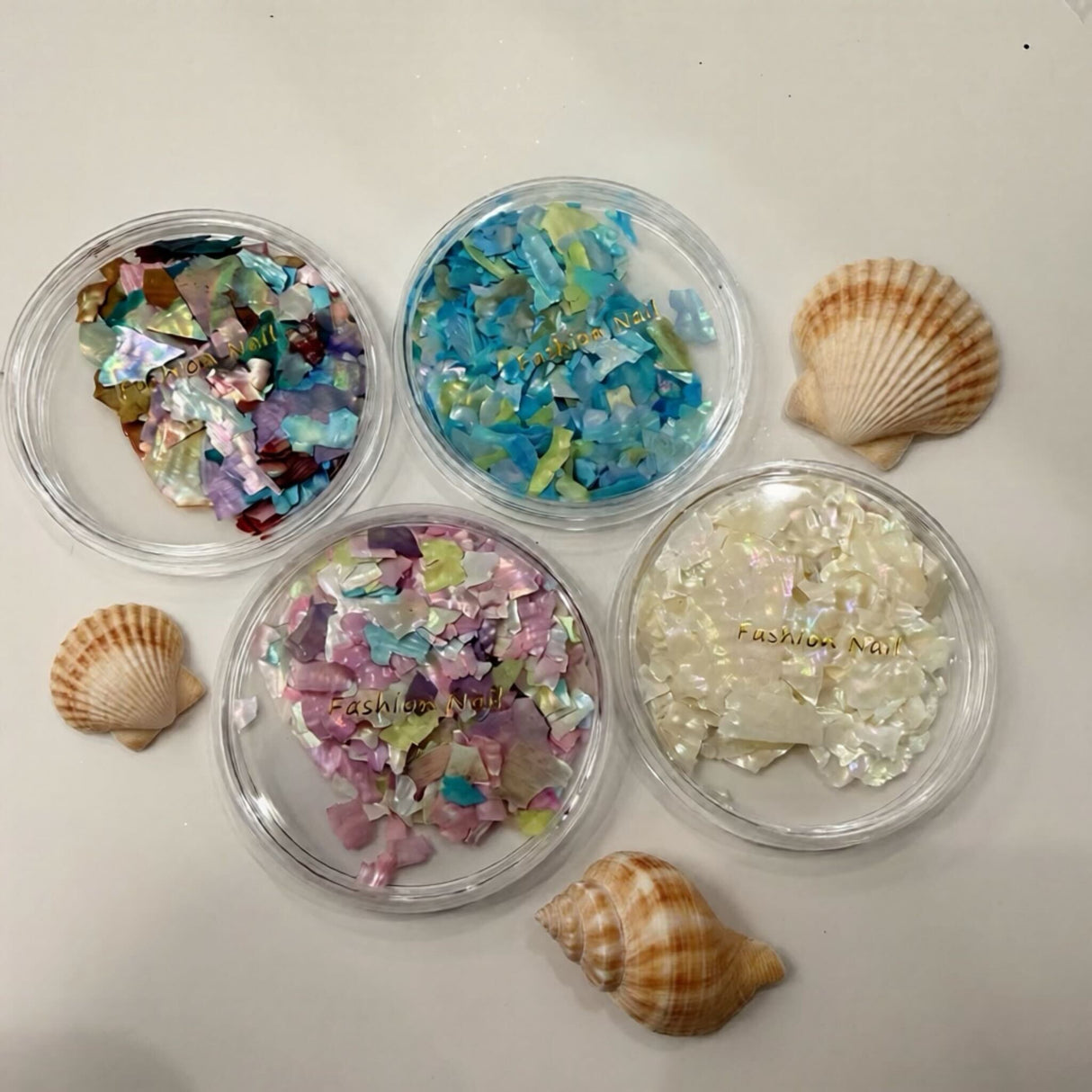 NAIL ART DESIGN | SEASHELL FRAGMENT
