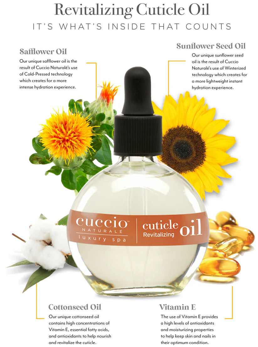 CUCCIO - VANILLA BEAN CUTICLE REVITALIZING OIL - 2.5 OZ