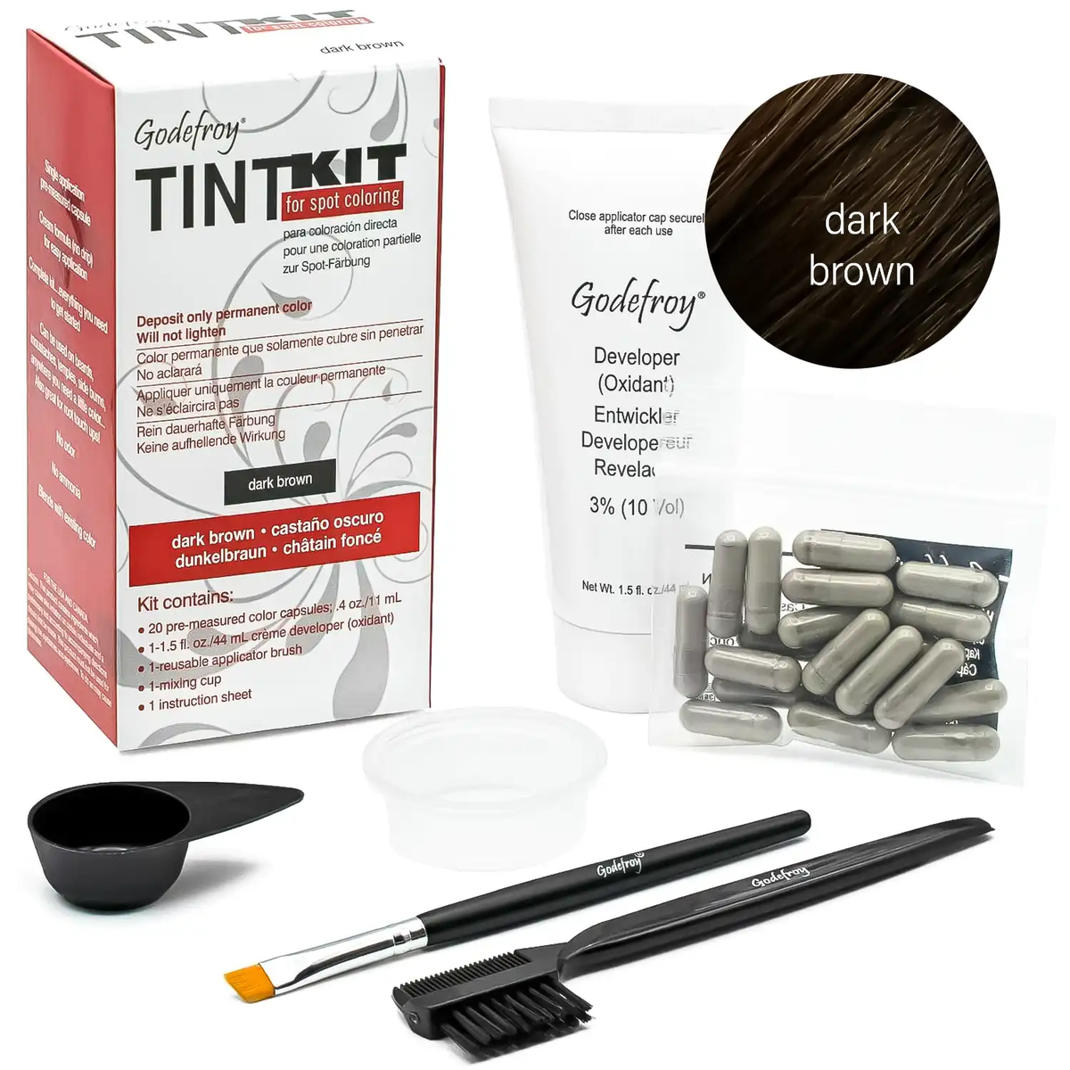 GODEFROY TINT KIT - DARK BROWN