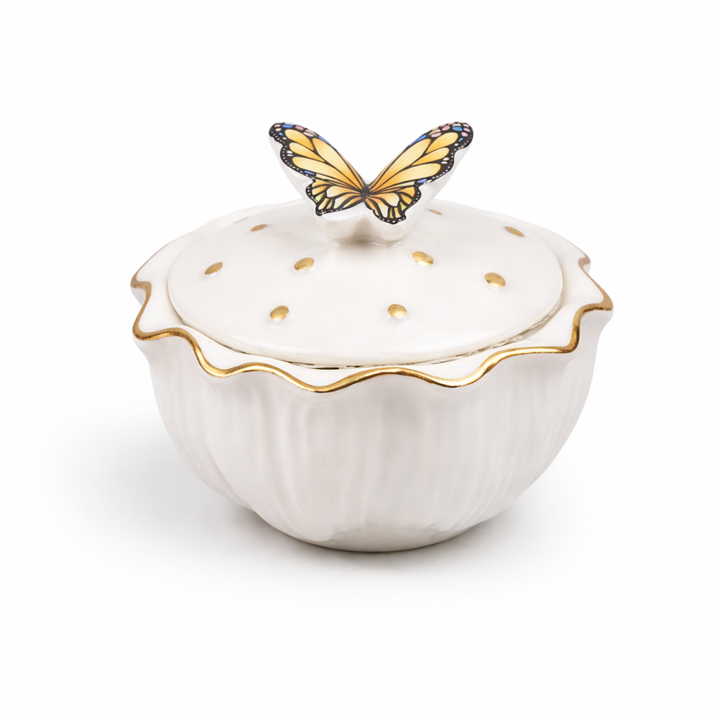DAPPEN DISH | Ceramic Butterfly