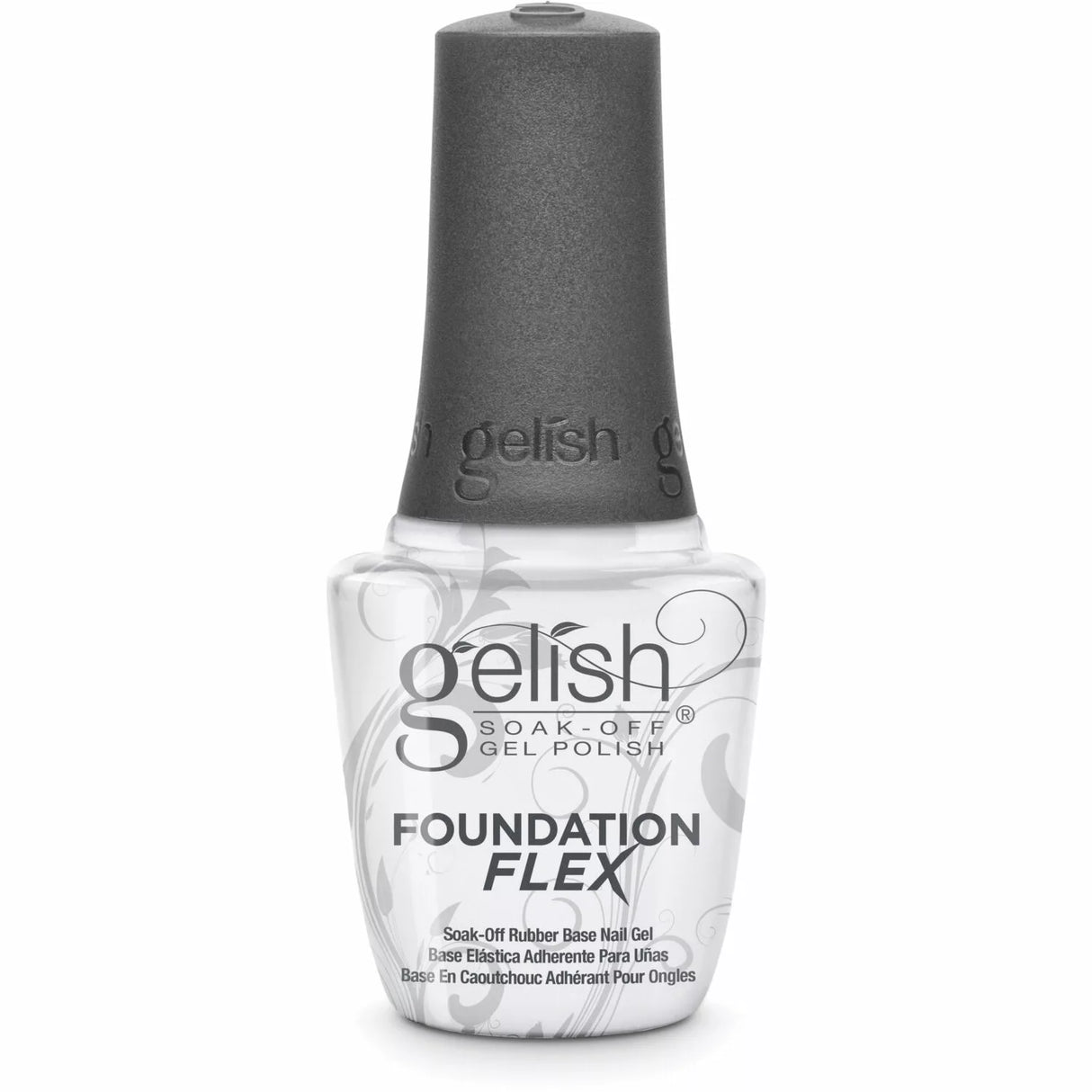 GELISH - SOAK OFF RUBBER BASE  | FLEX FOUNDATION - CLEAR