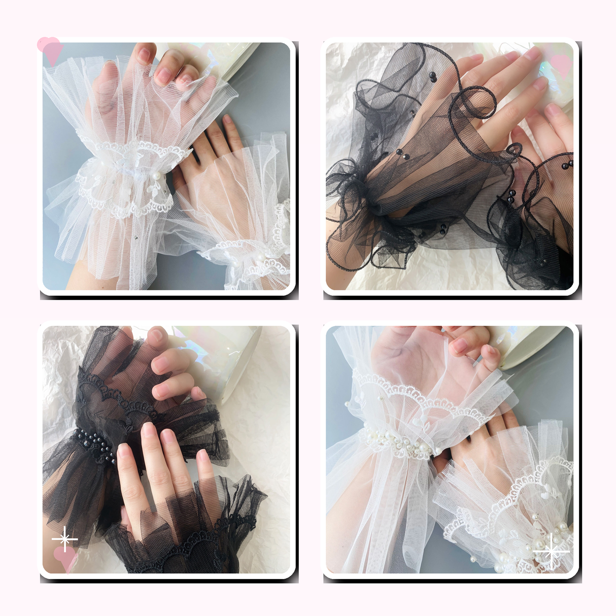 LACE CUFFS | FOR NAIL PHOTO