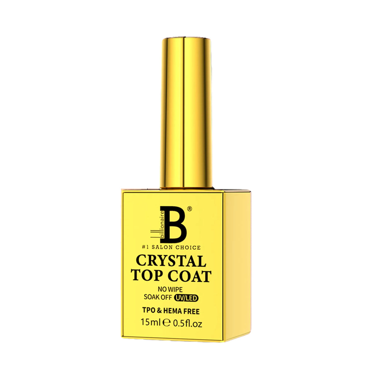 BILLIONAIRE | CRYSTAL TOP COAT TPO & HEMA FREE - 0.5 OZ.