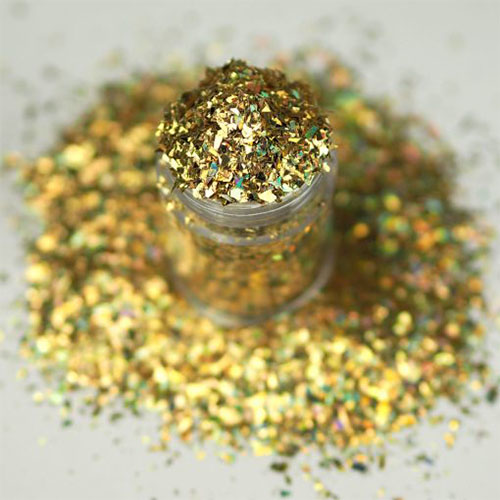 LECENTE - GOLD HOLOGRAPHIC CRUSHED ICE GLITTER