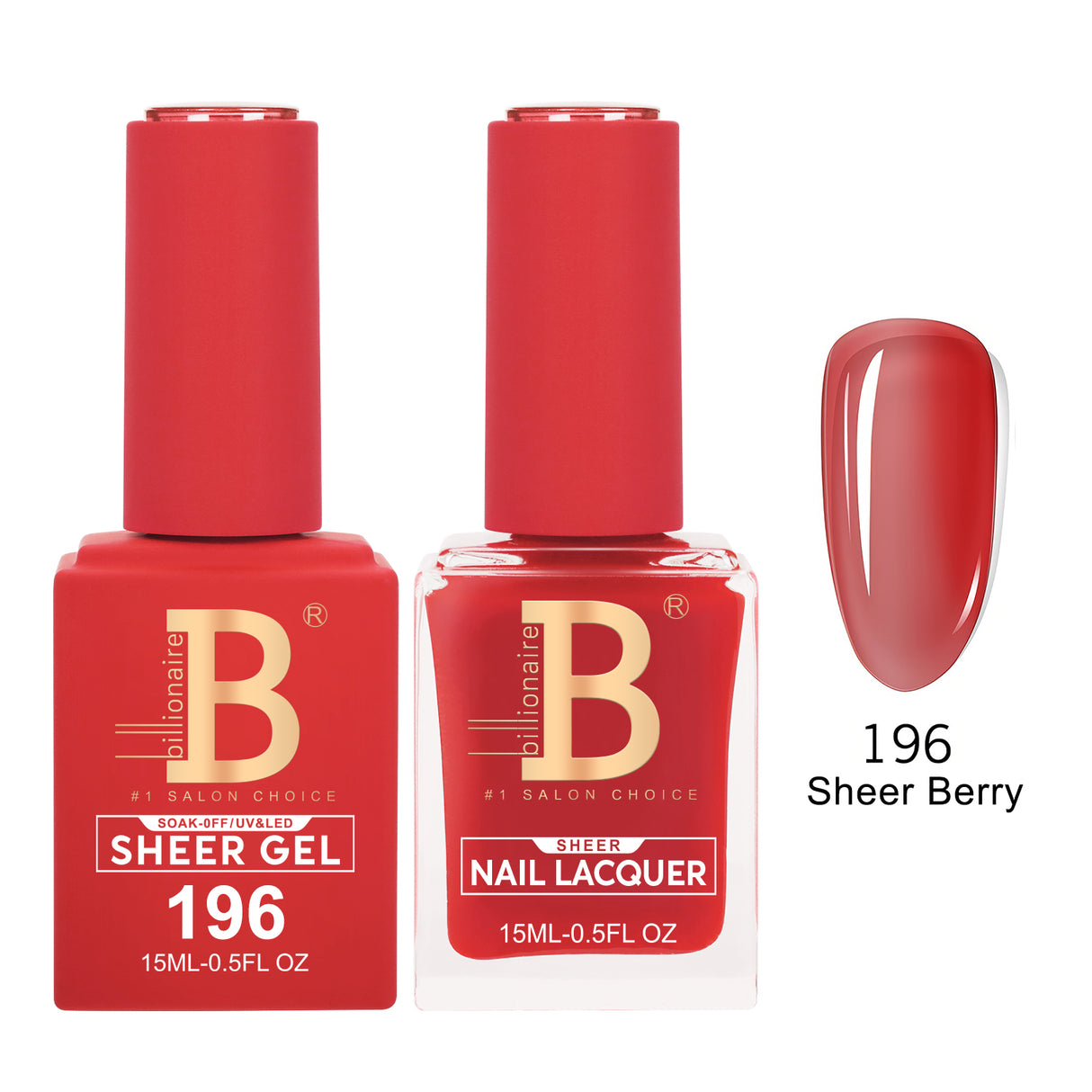 BILLIONAIRE | GEL & LACQUER | IMPERIAL 196 - SHEER BERRY