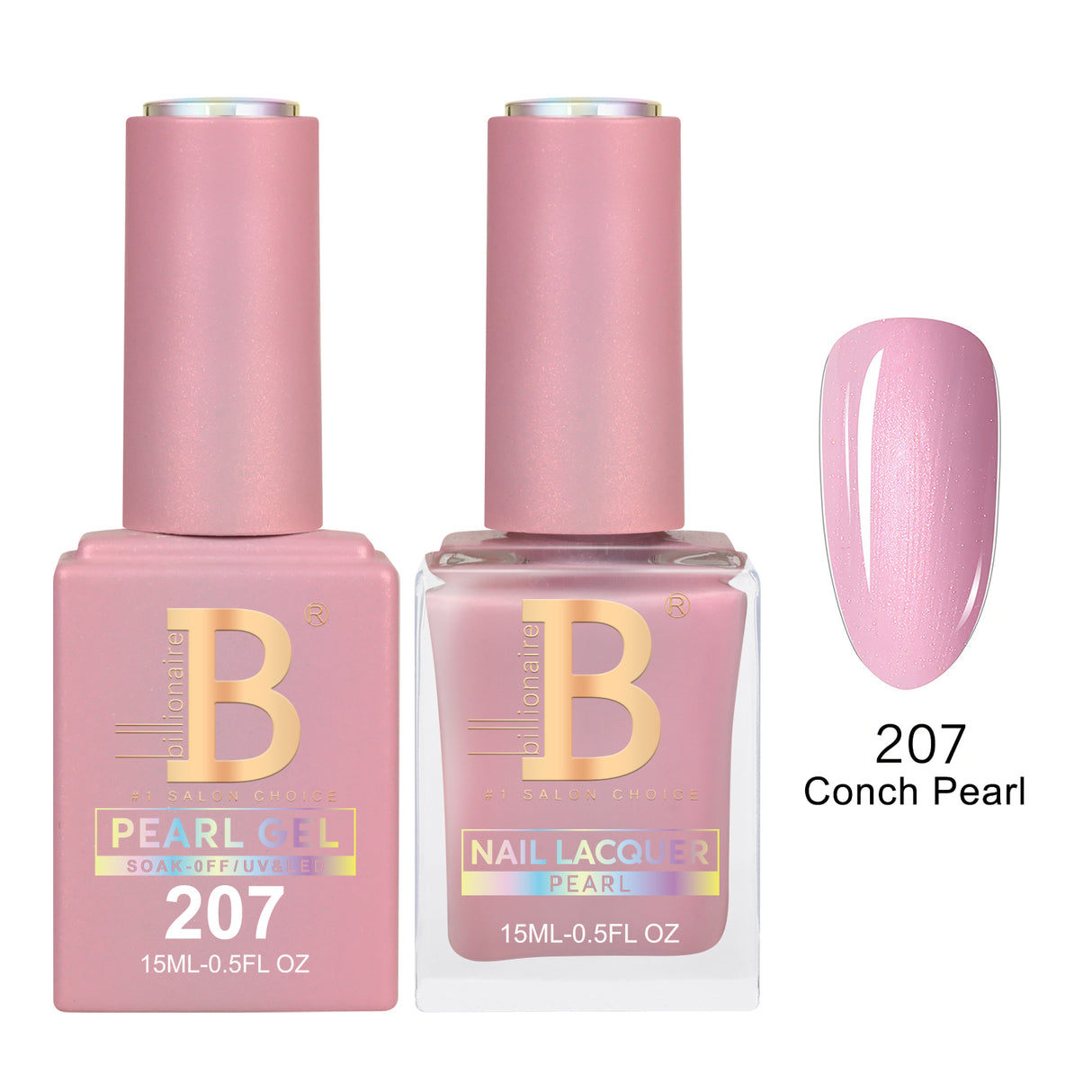 BILLIONAIRE | GEL & LACQUER | IMPERIAL 207 - CONCH PEARL