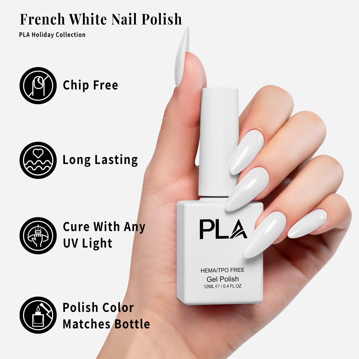 PLA | GEL POLISH | FRENCH WHITE - 289