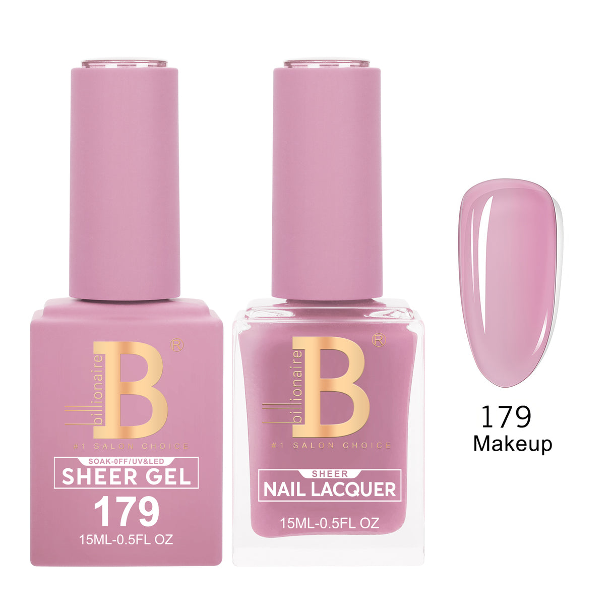 BILLIONAIRE | GEL & LACQUER | IMPERIAL 179 - MAKEUP