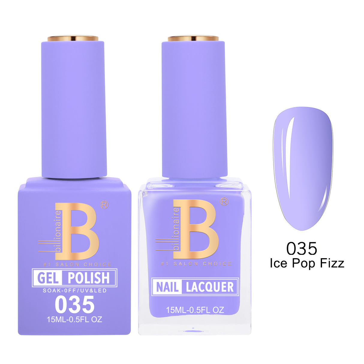 BILLIONAIRE | GEL & LACQUER | IMPERIAL 035 - ICE POP FIZZ