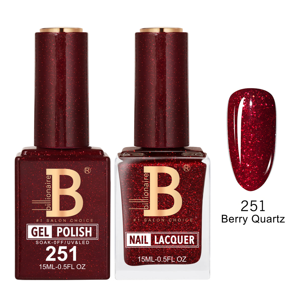 BILLIONAIRE | GEL & LACQUER | IMPERIAL 251 - BERRY QUARTZ