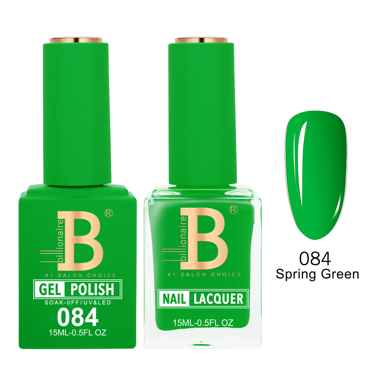 BILLIONAIRE | GEL & LACQUER | IMPERIAL 084 - SPRING GREEN