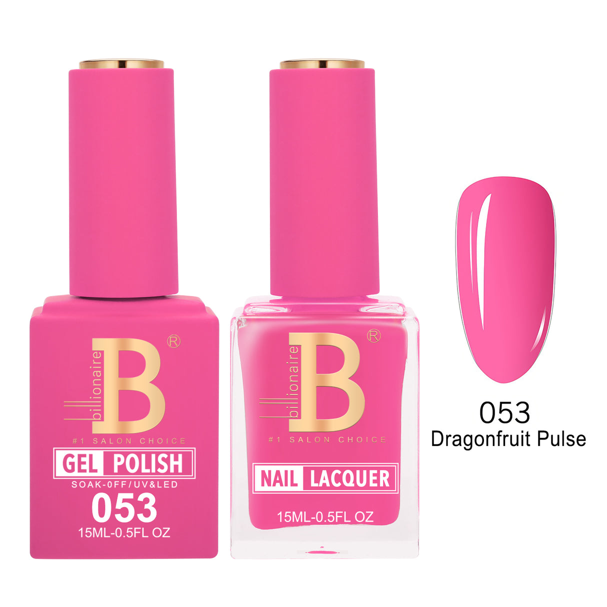 BILLIONAIRE | GEL & LACQUER | IMPERIAL 053 - DRAGONFRUIT PULSE