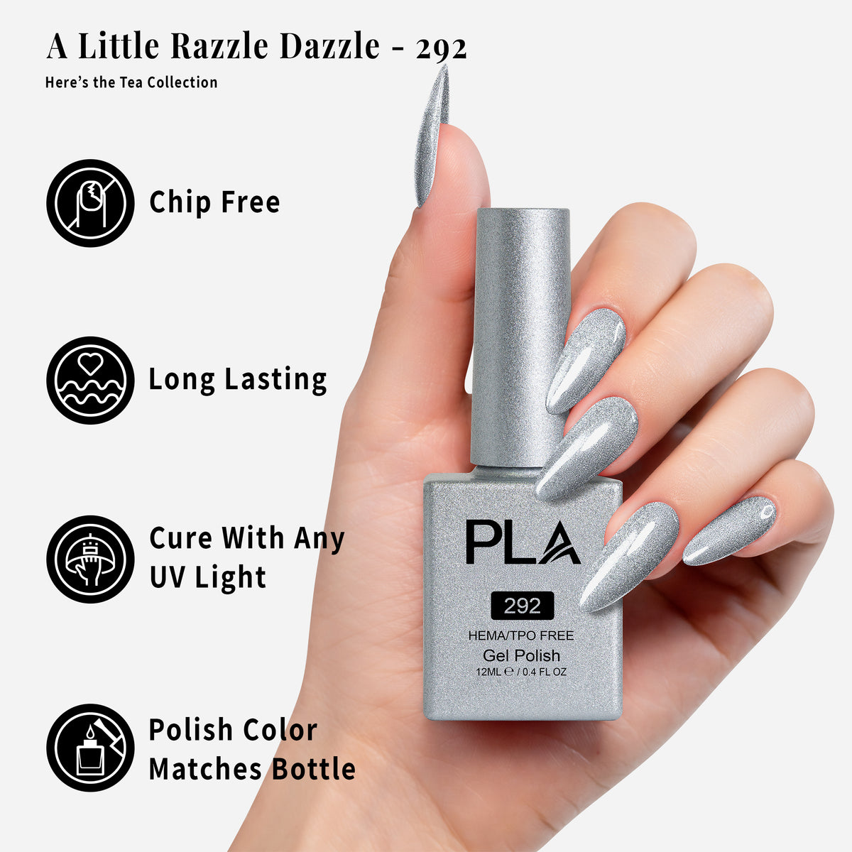 PLA | GEL POLISH | A LITTLE RAZZLE DAZZLE - 292