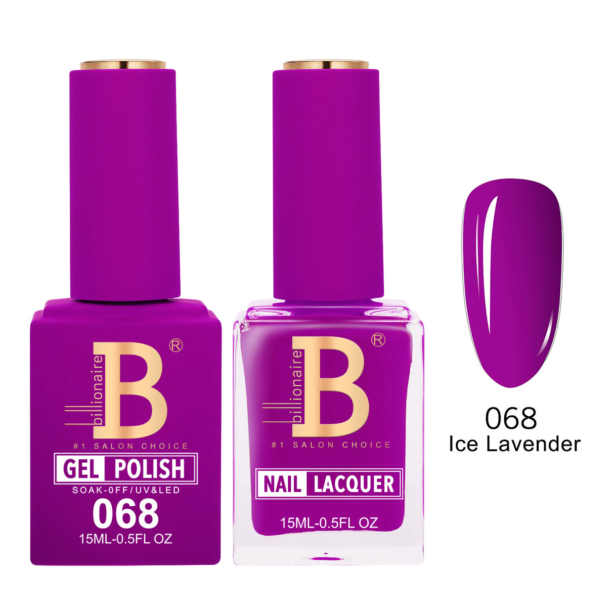 BILLIONAIRE | GEL & LACQUER | IMPERIAL 068 - ICE LAVENDER