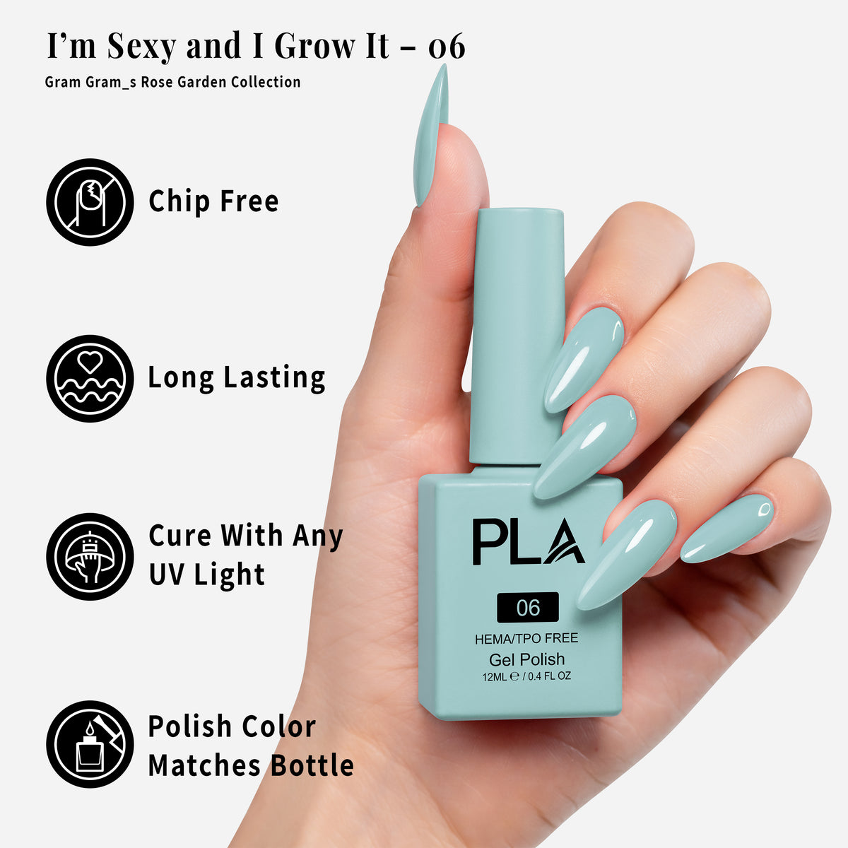 PLA | GEL POLISH | I'M SEXY AND I GROW IT - 06