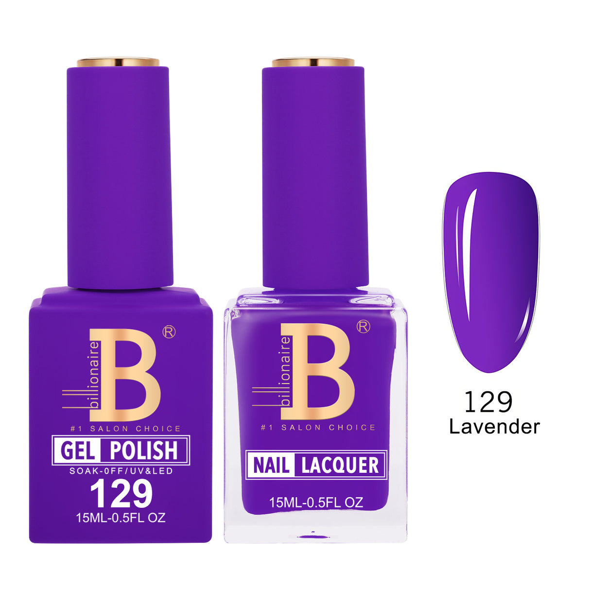 BILLIONAIRE | GEL & LACQUER | IMPERIAL 129 - LAVENDER