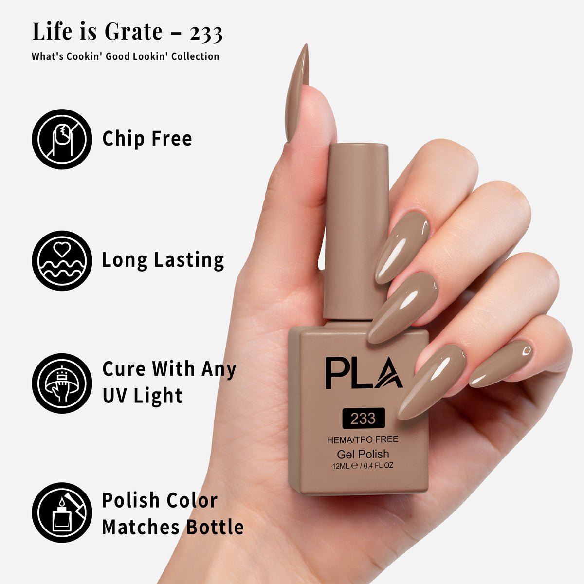 PLA | GEL POLISH | LIFE IS GRATE - 233