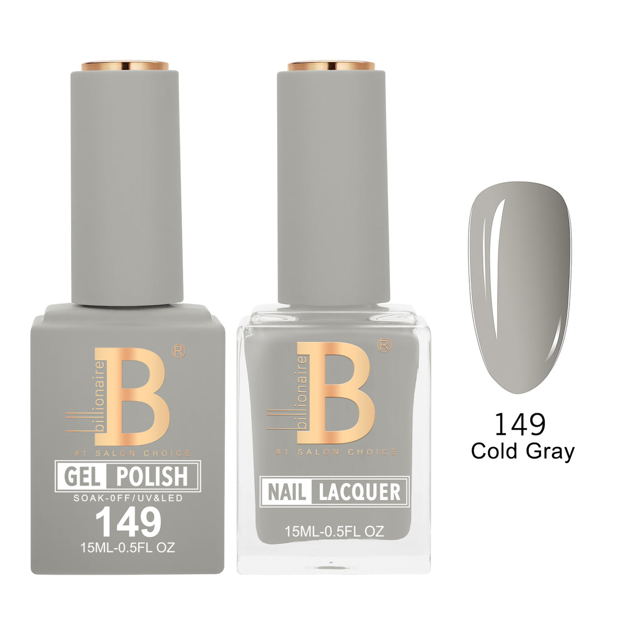 BILLIONAIRE | GEL & LACQUER | IMPERIAL 149 - COLD GRAY