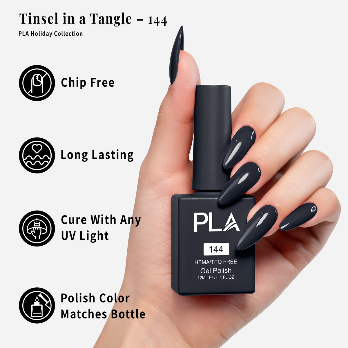 PLA | GEL POLISH | TINSEL IN A TANGLE - 144
