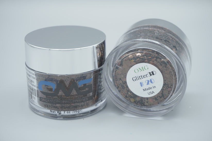 NAIL LOOSE 3D GLITTER JAR - #020