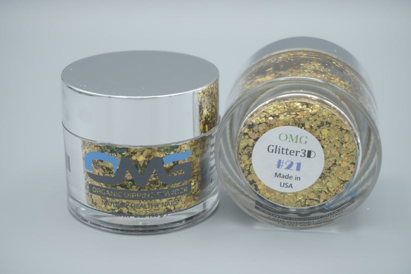 NAIL LOOSE 3D GLITTER JAR - #021