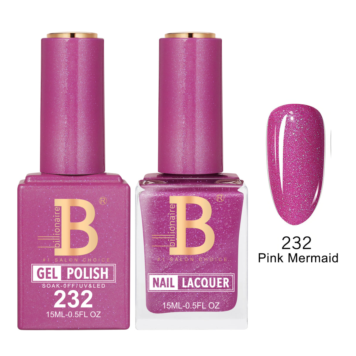 BILLIONAIRE | GEL & LACQUER | IMPERIAL 232 - PINK MERMAID