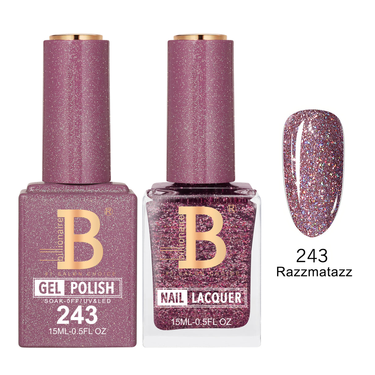 BILLIONAIRE | GEL & LACQUER | IMPERIAL 243 - RAZZMATAZZ