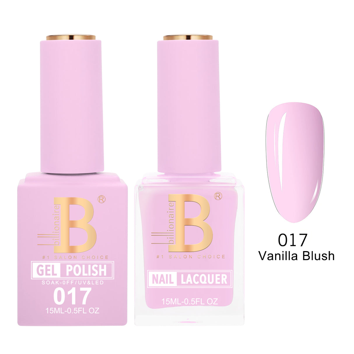 BILLIONAIRE | GEL & LACQUER | IMPERIAL 017 - VANILLA BLUSH