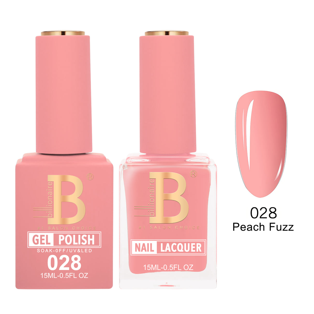 BILLIONAIRE | GEL & LACQUER | IMPERIAL 028 - PEACH FUZZ