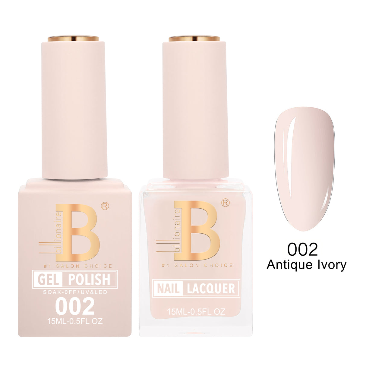 BILLIONAIRE | GEL & LACQUER | IMPERIAL 002 - ANTIQUE IVORY