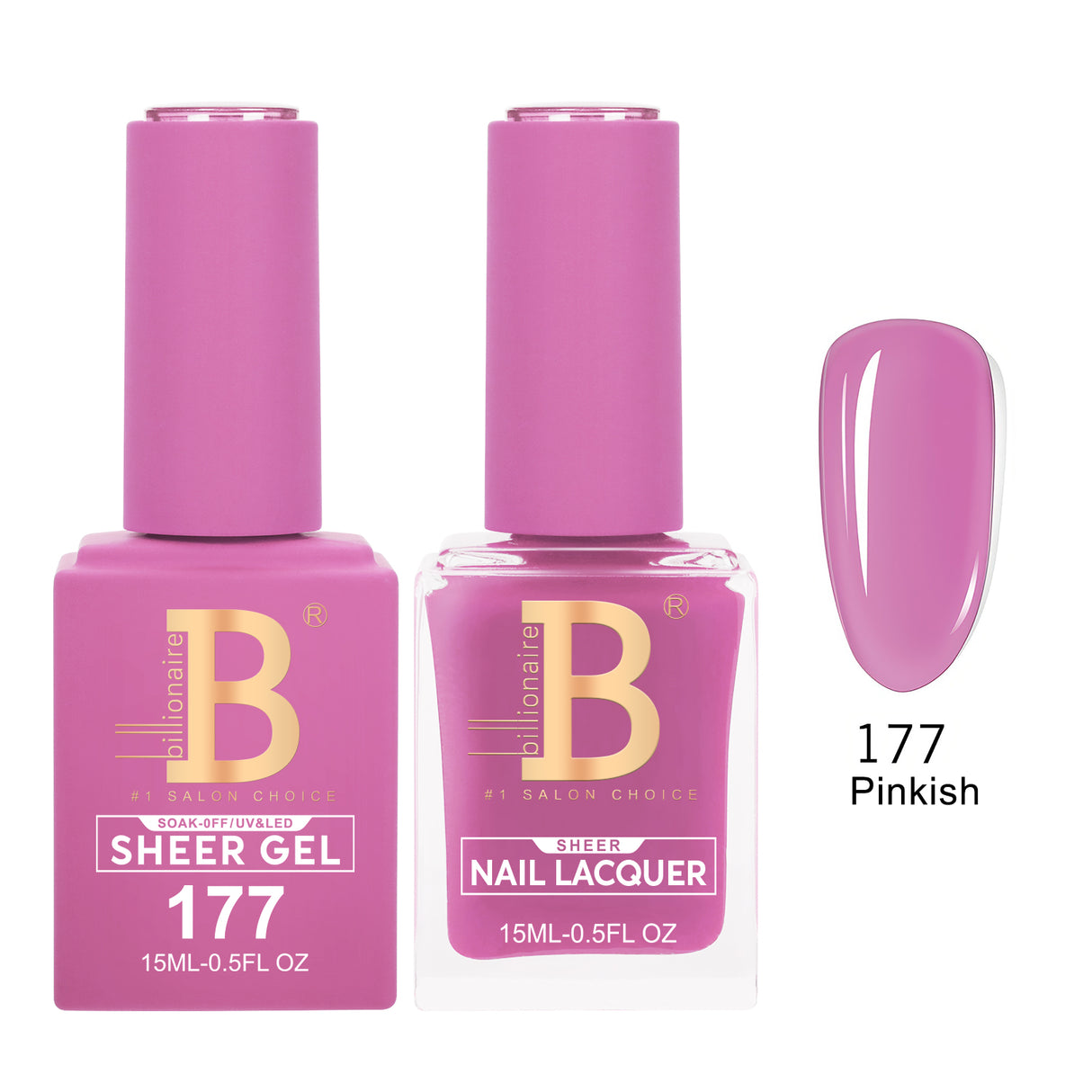 BILLIONAIRE | GEL & LACQUER | IMPERIAL 177 - PINKISH