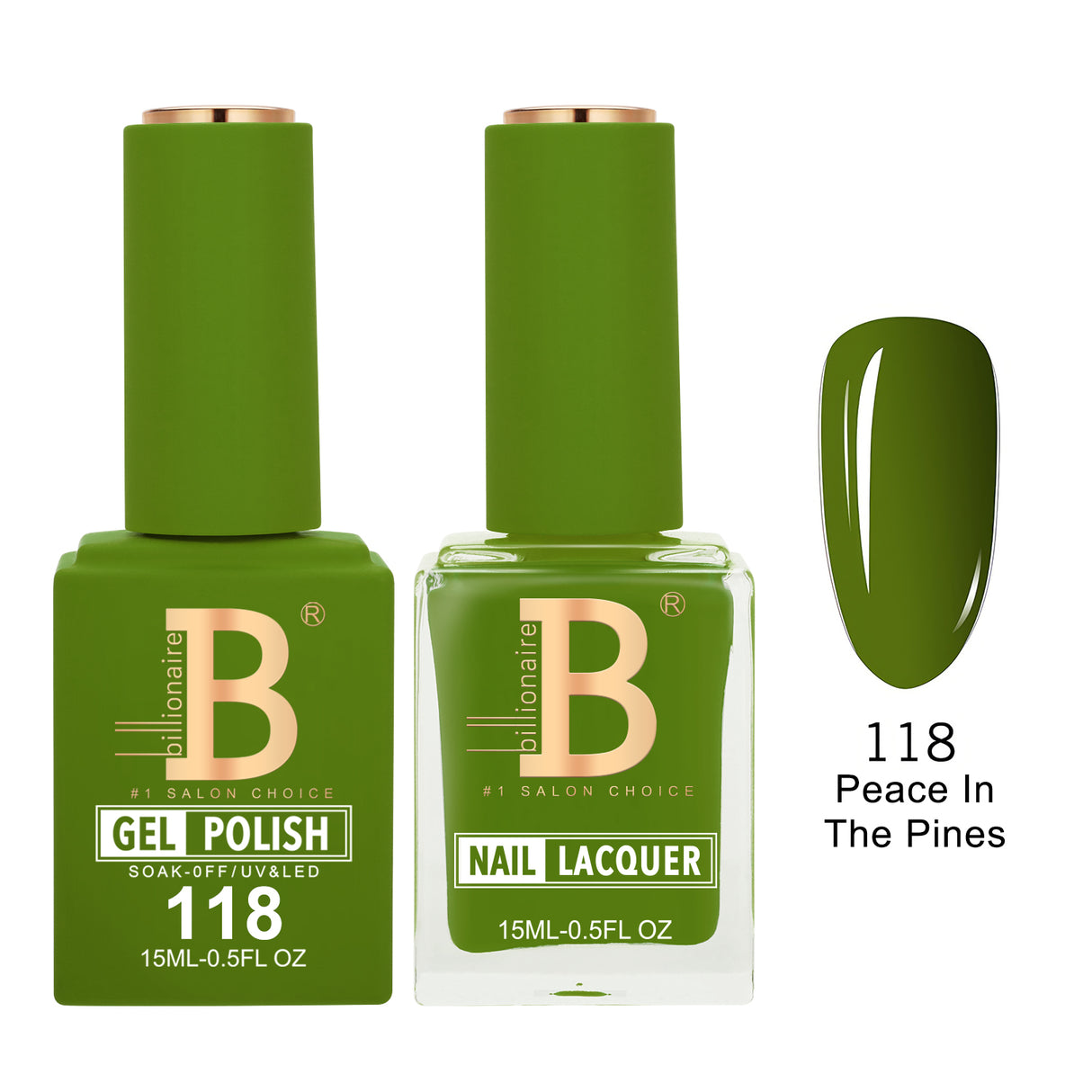 BILLIONAIRE | GEL & LACQUER | IMPERIAL 118 - PEACE IN THE PINES