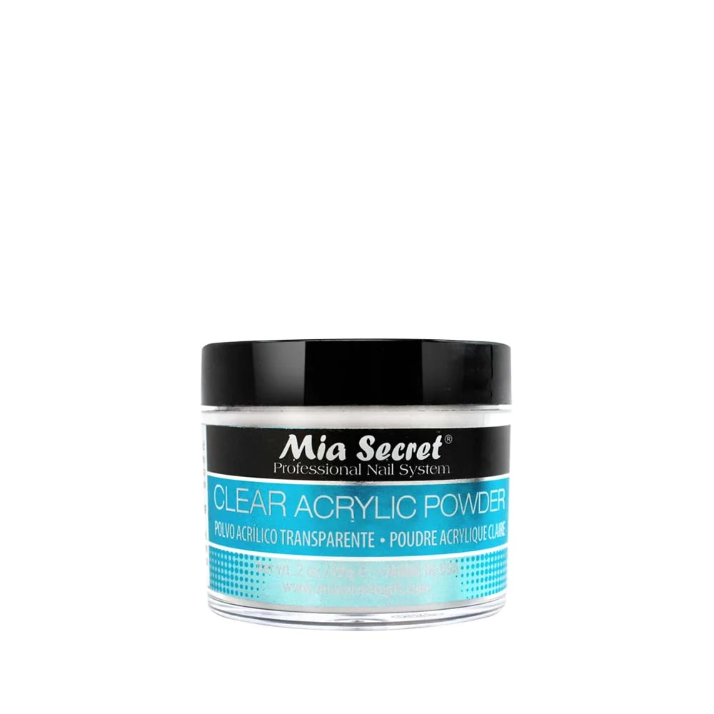 MIA SECRET | CLEAR ACRYLIC POWDER (2 OZ)