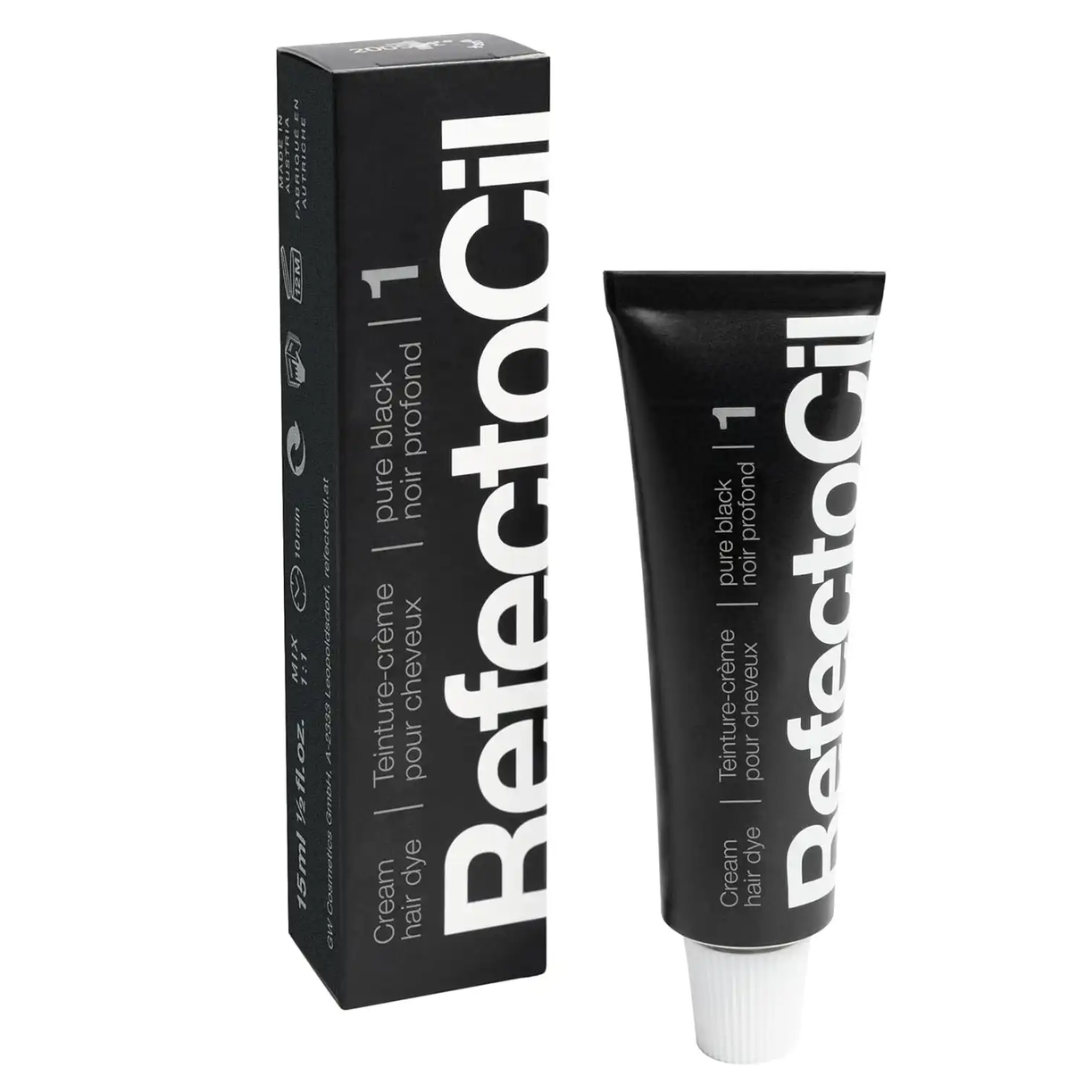 REFECTOCIL | CREAM HAIR DYE PURE BLACK #1