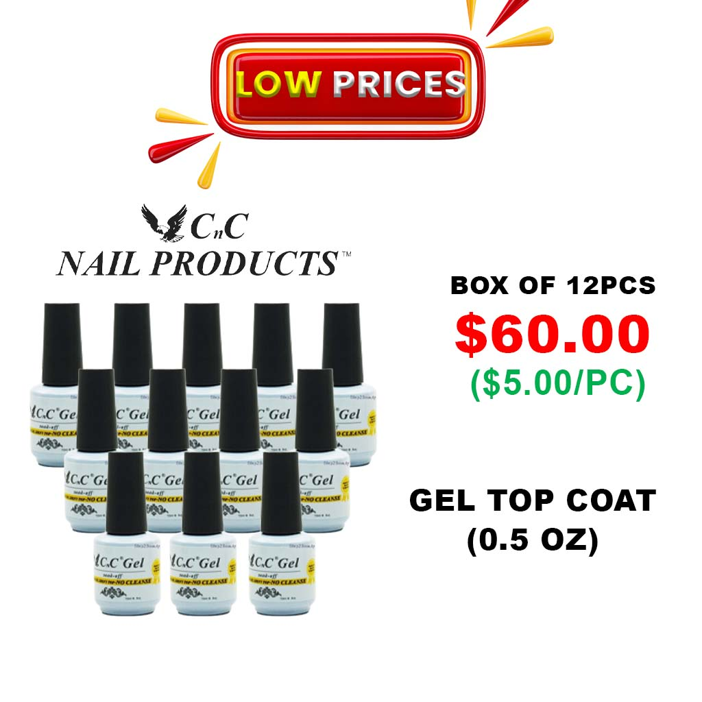 CNC | SOAK OFF GEL NO-CLEANSE TOP COAT