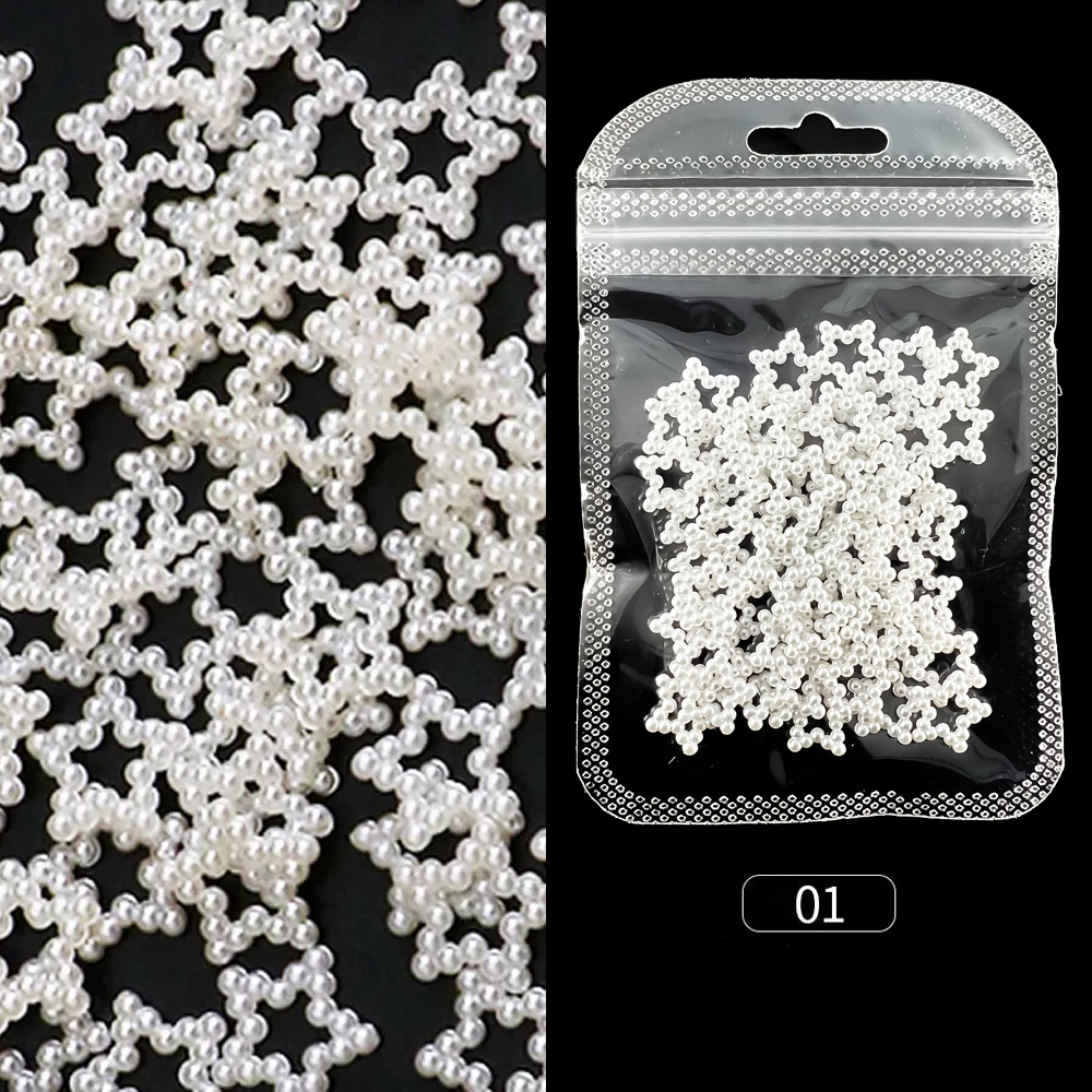 STAR PEARL NAIL CHARMS BAG