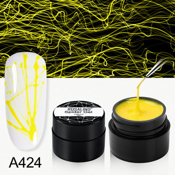 Spider Gel Design - Yellow