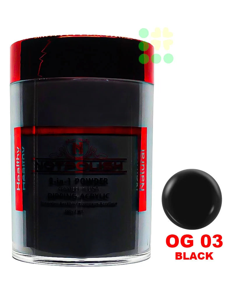 NOT POLISH (OG-POWDER) | OG03 BLACK REFILL (16oz)