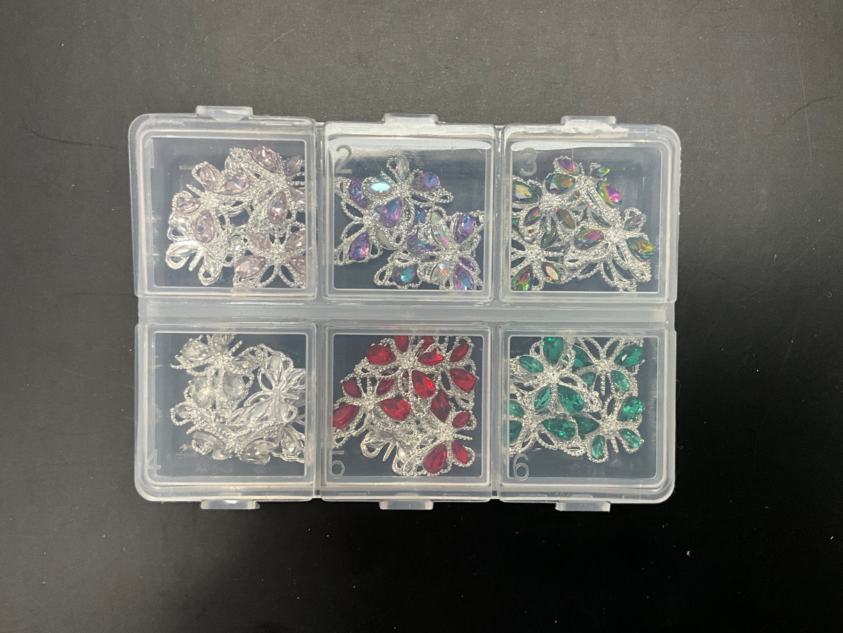 BUTTERFLY CHARM MIX 6 COLOR #2