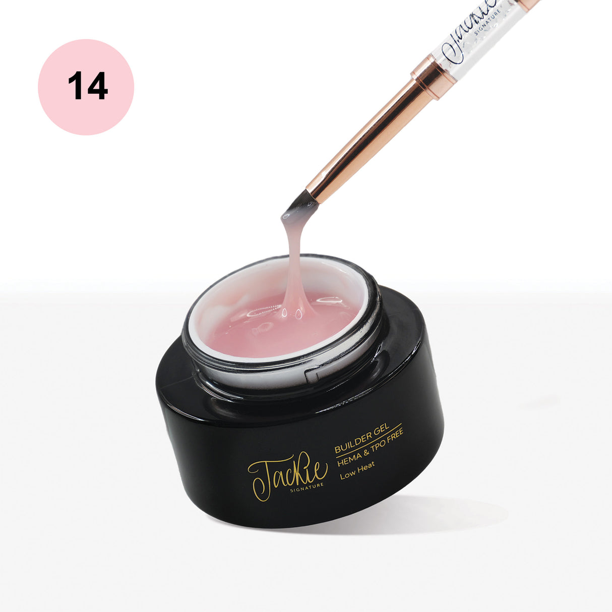 fema tpo free builder gel nail enhancement neutral pink