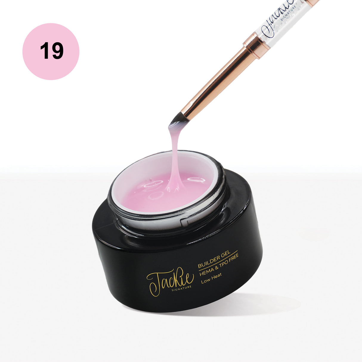 fema tpo free builder gel nail enhancement bright light pink