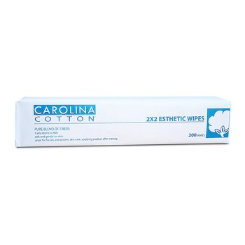CAROLINA COTTON - 2X2 ESTHETIC WIPES - 200 WIPES
