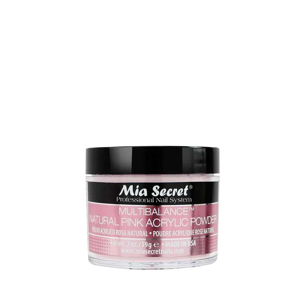 MIA SECRET | NATURAL PINK ACRYLIC  POWDER (2 OZ)