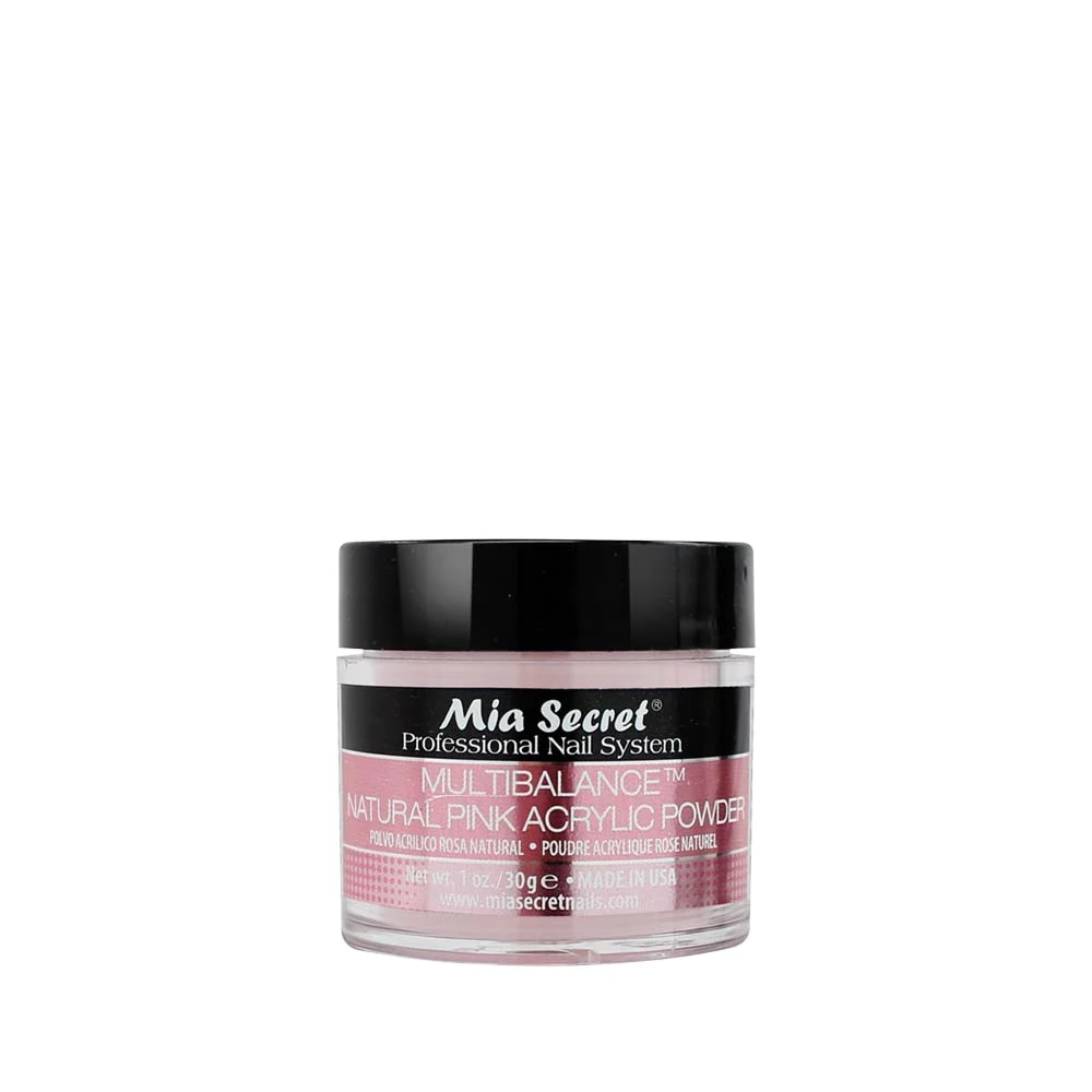 MIA SECRET | NATURAL PINK ACRYLIC POWDER (1 OZ)