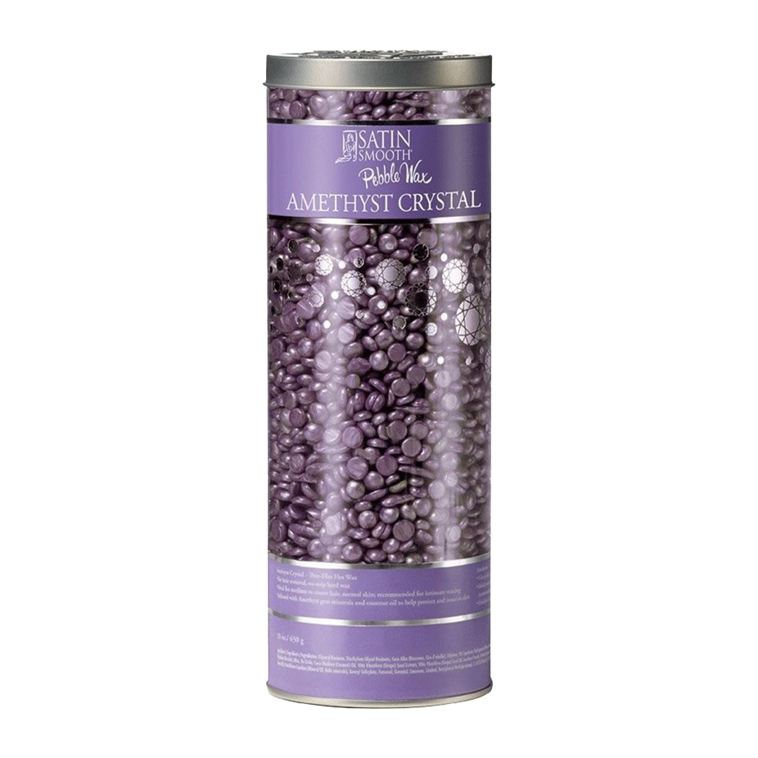 SATIN SMOOTH | PEBBLE WAX - AMETHYST CRYSTAL