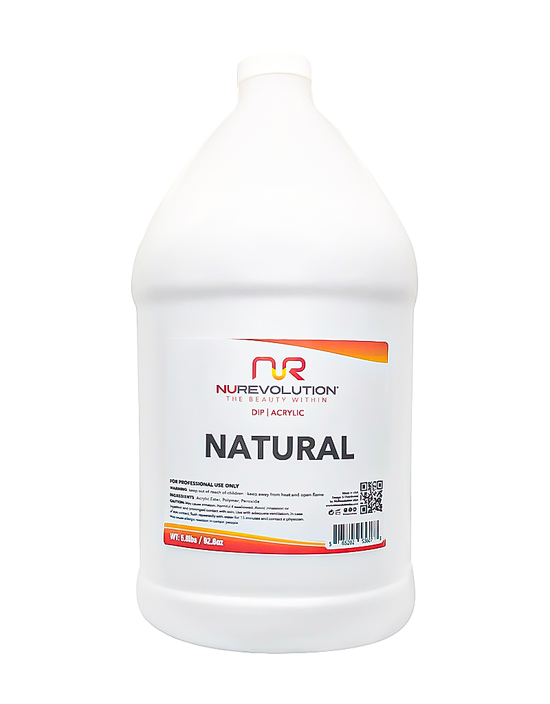 NUREVOLUTION | ACRYLIC & DIP POWDER - NATURAL (BASE) - 1GAL