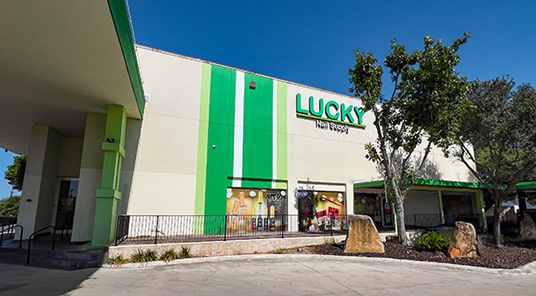 Lucky Nail Supply store in San Antonio, Texas